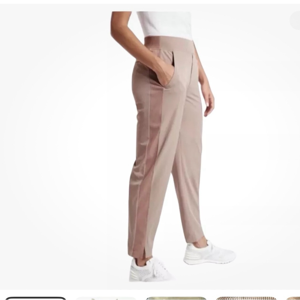 Athleta Brooklyn Textured Ankle Pants - Size 18